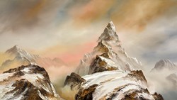 Scaling New Heights by Philip Gray - Limited Edition on Canvas sized 32x18 inches. Available from Whitewall Galleries