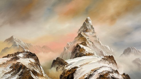 Scaling New Heights by Philip Gray - Limited Edition on Canvas